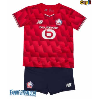 Lille OSC Echipament de Fotbal Replică 2025-26 Copii Acasa (+ Șorturi)